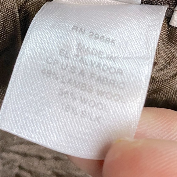 Pendleton Brown Wool Lambswool and Silk Blend Trousers Pants 14 - Picture 8 of 16